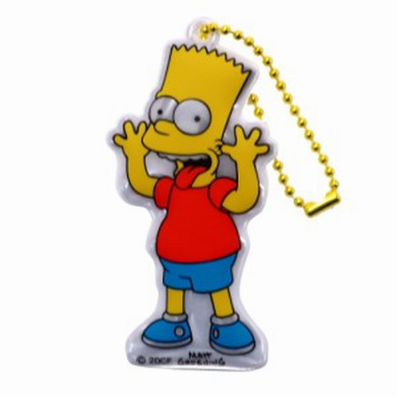 シンプソンズ キーホルダー リフレクター マスコット バート The Simpsons 反射材 キャラクター グッズ メール便可 通販 Lineポイント最大1 0 Get Lineショッピング