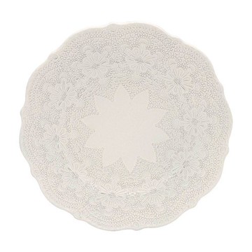 義大利 VBC casa │ 蕾絲系列 21 cm 沙拉盤 / 米白色