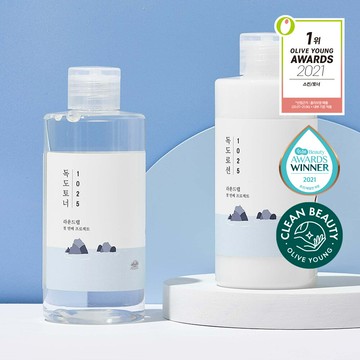 ROUND LAB 1025 Dokdo Toner + Lotion 200mL Special Set