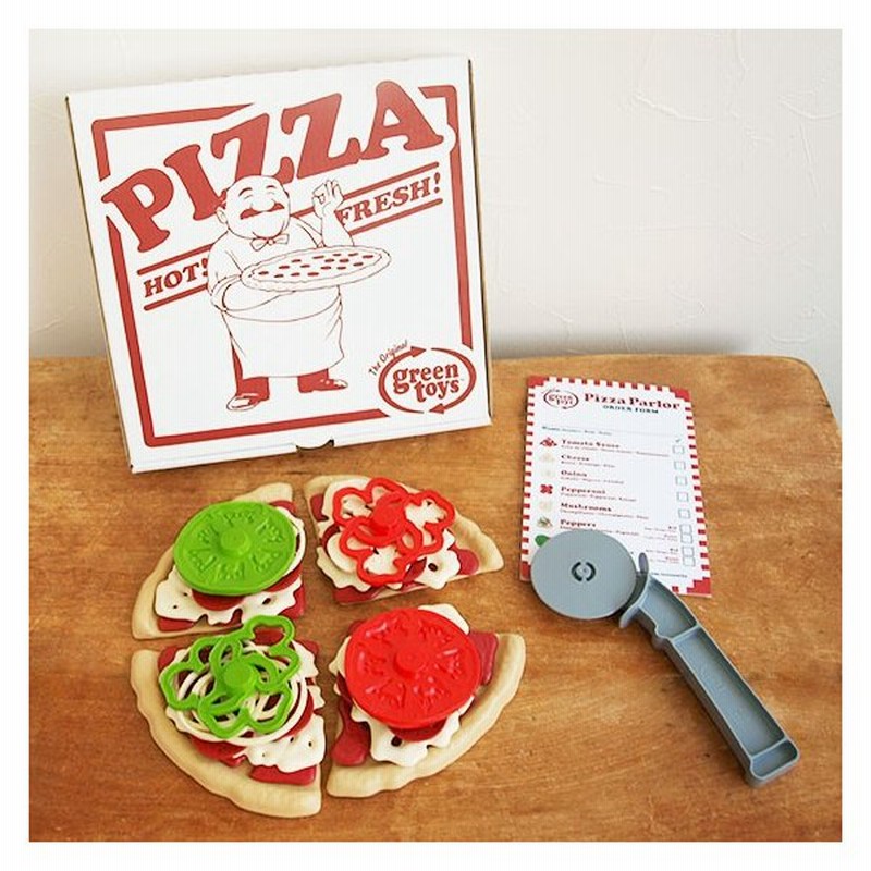 ごっこ遊び ままごと おもちゃ お店屋さん ピザ おままごと 子供 かわいい おしゃれ 誕生日 女の子 男の子 ギフト Green Toys グリーントイズ ピザパーラー 通販 Lineポイント最大get Lineショッピング