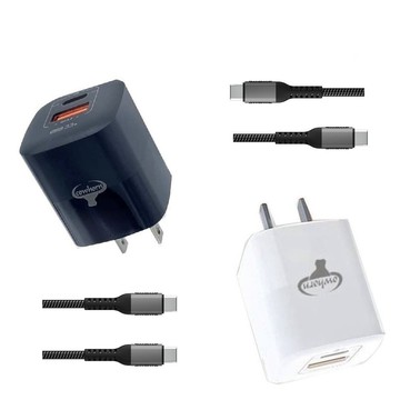 【35W氮化鎵快充頭】適用 三星 Tab A A7 Lite A8 A9 A9+ 充電器 QC PD 充電線