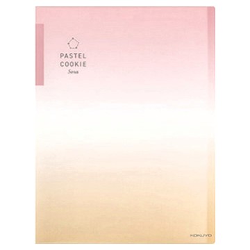 KOKUYO 國譽 Pastel Cookie Sora 收納資料夾  紅橙色  1本