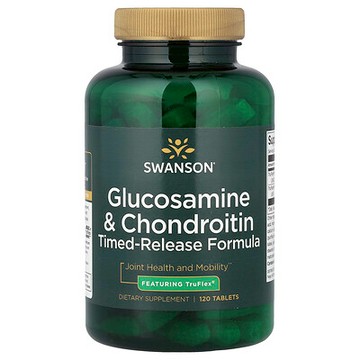 Swanson, 葡萄糖胺和軟骨素，120 片