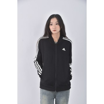 (S) adidas質感運動黑色外套二手衣