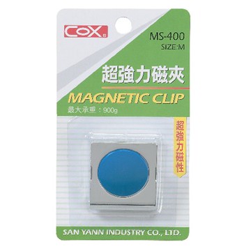 本月精選 滿額再折【史代新文具】三燕COX MS-400 M 強力磁夾/彩色磁夾/磁鐵夾/承重900g