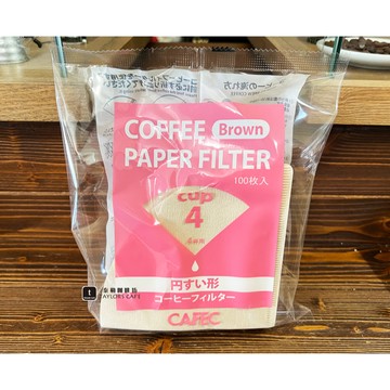 【TDTC 咖啡館】日本三洋產業 V60 02-100M 無漂白圓錐濾紙(2~4人份) 100入/包