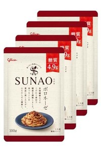 グリコ SUNAO（スナオ）パスタソース 4食セット (100G×4個）