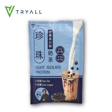 Tryall LIGHT調味乳清35g-珍珠奶茶