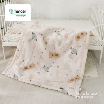 絲薇諾 MIT天絲兒童涼被-萌寵總動員(100x120cm)