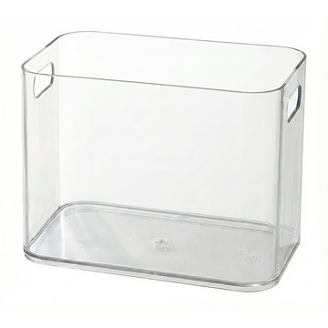 KEYWAY 聯府 閃亮PET收納盒 TLS-200 中 221 x 151 x 169mm  透明  2個