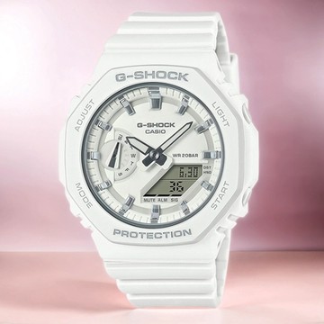 CASIO 卡西歐 G-SHOCK 八角雙顯手錶 女錶 七夕寵愛季 送禮推薦 GMA-S2100-7A