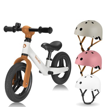 Lionelo 雙輪平衡滑步車 Toni / 幼兒滑步車安全帽 Helmet 特惠組合 (滑步車 平衡車 學步車)