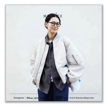 【HAO NICE】日系街頭潮BEAMS 經典MA-1 復古飛行外套 夾克 戶外 防水尼龍