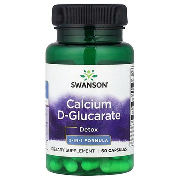 Swanson Vitamins, D-葡糖酸鈣，60 粒膠囊（每粒膠囊 250 毫克）