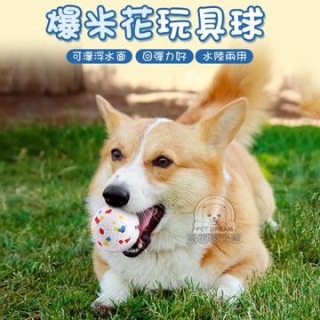 【S號】爆米花玩具球 玩具球 ETPU 磨牙球 寵物玩具 寵物球 狗玩具 無聲球 磨牙玩具 彈力球