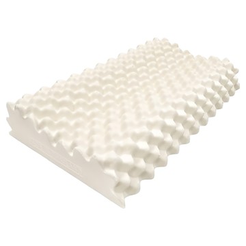Betrise 睡眠品質 平面型100%天然乳膠枕  1組  白色  40x60x8-10cm