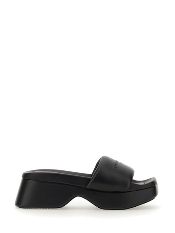 alexander wang sandal with logo