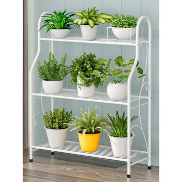 花架置物架陽臺花架子客廳落地式多層簡約室內鐵藝綠蘿多肉花盆架