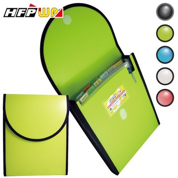 hfpwp 直式12層風琴夾 綠色 限量商品 41411-sn-gn
