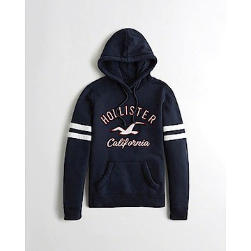 *最低價* Hollister HCO 長袖 女 帽T 藍色 0684