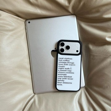 ✨iPhone手機殼✨ins風一年四季有你電鍍銀 適用蘋果iPhone17promax手機殼1615pro