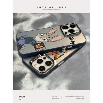 適用于蘋果17promax手機殼新款尼克朱迪高級11磨砂全包12男女瘋狂動物城iphone13/14保護套軟15pro防摔16plus