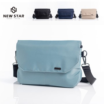 斜背包 簡約時尚防潑水側背包包 郵差包 男 女 男包 現貨 NEW STAR BL178