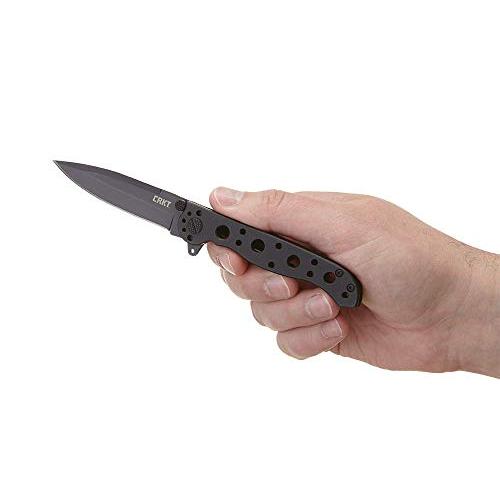 CRKT アウトドア フォールディング ナイフ M16 スピアーポイント ブラック 並行輸入品