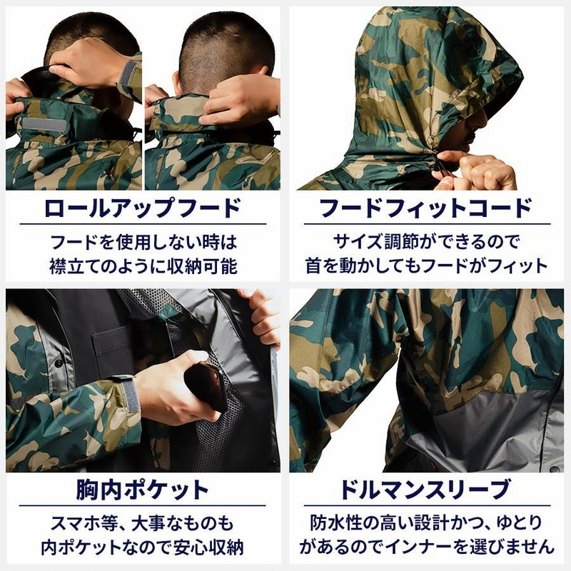 【ほぼ新品】SIMPSON レインウェア　防水 上下セット Lサイズ ほぼ新品】SIMPSON レインウェア 防水 上下セット Lサイズ