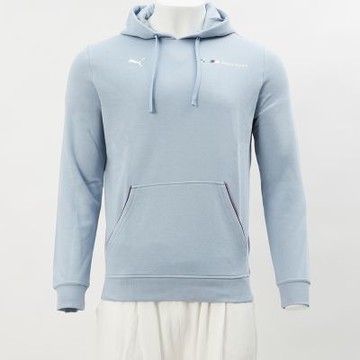 Puma BMW系列 ESS+ 男款 藍色 運動 休閒 口袋 抽繩 連帽 T恤 歐規 長袖 62750815