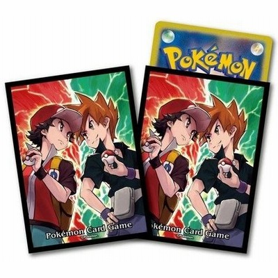 ポケモンセンターオリジナル ポケモンカードゲーム デッキシールド スリーブ レッド グリーン 代引不可商品 通販 Lineポイント最大get Lineショッピング