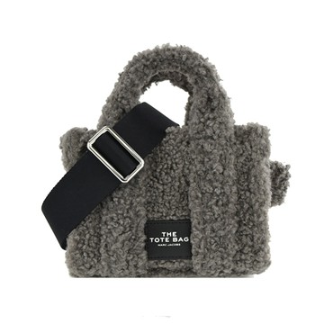 MARC JACOBS THE TEDDY MICRO TOTE泰迪兩用托特包-灰/廠商直送