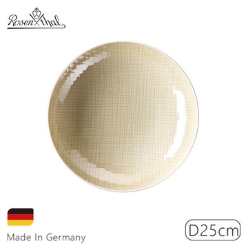 【Rosenthal】德國MESH圓深盤D25cm-奶油白