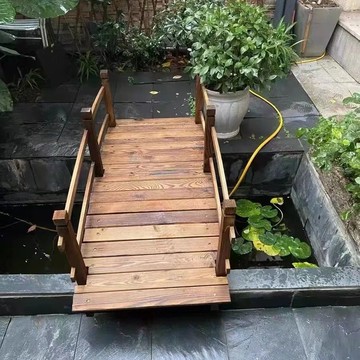 公司貨 超低價 免運 木橋拱橋花園小木橋庭院景觀小橋幼兒園拱橋景觀木橋小橋可定制 售後保固