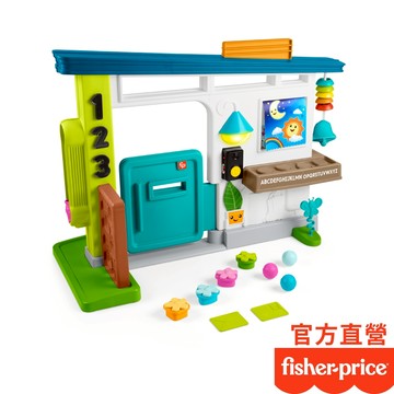 Fisher-Price 費雪 趣味體驗遊戲屋(盒損品)