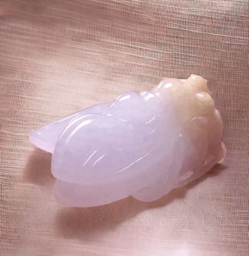 【一鳴驚人】冰種飄黃翡翡翠玉蟬 | 天然緬甸玉A貨翡翠 | 送禮