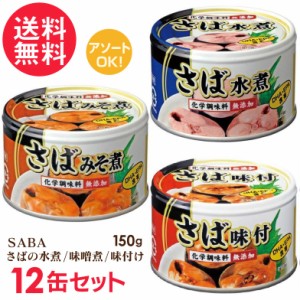 さば缶 水煮 味噌煮 味付け 缶詰 12缶セット サバ缶 鯖缶 缶詰め さば SABA