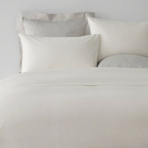 (組)PALETTE250織素色純棉床被四件組特大 瓷石白