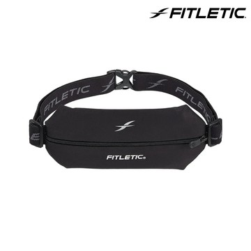 Fitletic Mini Sport Belt運動腰包MSB01 黑色｜反光 跑步 路跑 慢跑 輕量 夜光 馬拉松