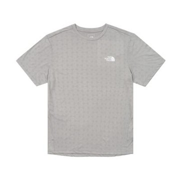 The North Face 北臉 短袖上衣 男 速乾 M 24/7 PENTADOME EMBOSSED REG SHORT SLEEVE 灰 NF0A8HR1A91