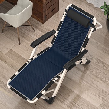 躺椅可坐可躺折疊椅子午休椅午睡床辦公室專用靠背懶人家用折疊床