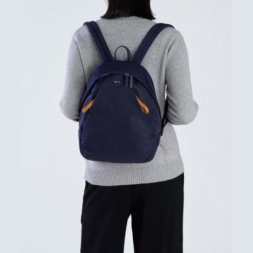 agnes b.Voyage 尼龍 後背包 深藍色