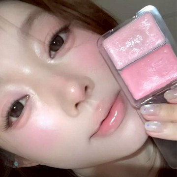 ✨Anua 韓系水光腮紅膏高光雙拼｜潤澤保濕水潤兩用彩妝 營造柔和澎潤膚感