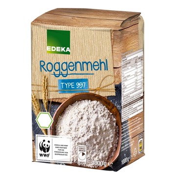 EDEKA裸麥麵粉1KG