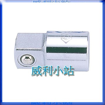 【威利小站】KING TONY 2813 1/4"DR. 更換套筒 1/4"凹 x 3/8"凸 大小接頭 大小轉換頭
