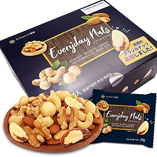 Daily Nuts  Fruits(デイリーナッツアンドフルーツ) 小分け4種ミックスナッツ＆ブラジルナッツ 1.05kg (35gx30袋) 個