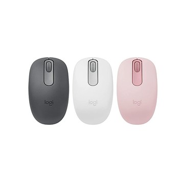 Logitech 羅技【 M196 無線 】藍牙滑鼠 公司貨 石墨黑/珍珠白/玫瑰粉