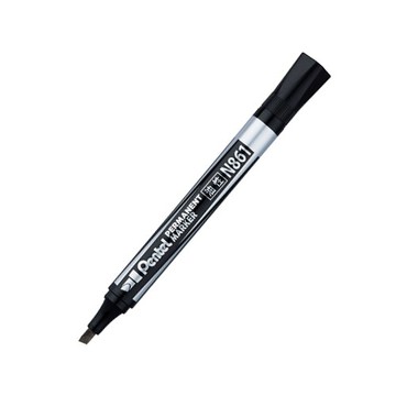 Pentel 飛龍 1.8~4.5mm 油性筆 平頭 /支〖N861〗