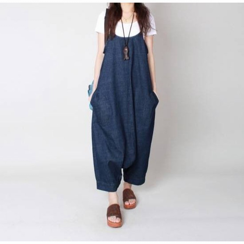 即納 サロペット オーバーオール オールインワン 40代 レディース コーデ パンツ デニム ゆったり ワイドパンツ 春夏 大きいサイズ マタニティ 楽ちん 大人 通販 Lineポイント最大0 5 Get Lineショッピング