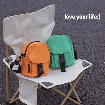 三色補丁純色帆布小挎包女2023夏季新款百搭時尚手機包小眾單肩包